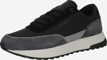 Calvin Klein Низкие кроссовки в Черный: спереди