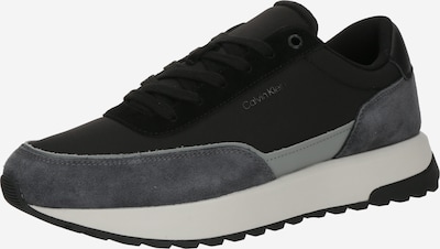 Calvin Klein Matalavartiset tennarit värissä harmaa / vaaleanharmaa / musta, Tuotenäkymä