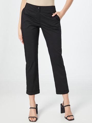 PATRIZIA PEPE Regular Chino trousers in Black: front