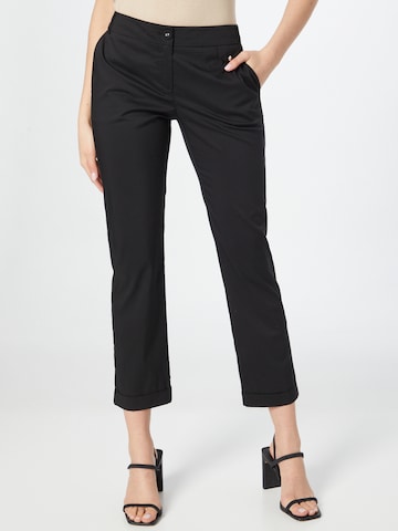 PATRIZIA PEPE Regular Chino Pants in Black: front