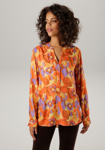 Aniston CASUAL Blouse in Orange: front