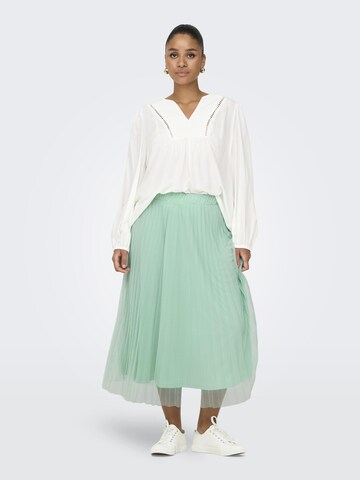ONLY Carmakoma - Falda 'SKY ' en verde