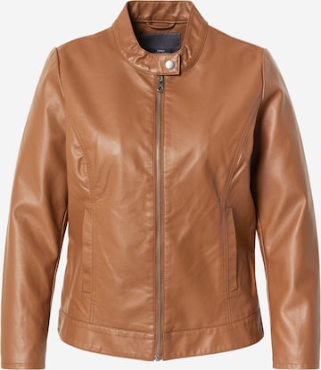 Veste mi-saison 'CARROBBER' ONLY Carmakoma en marron : devant
