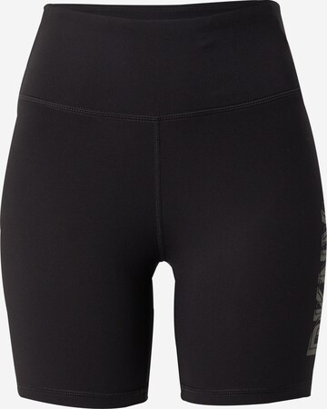 Skinny Pantaloni sportivi di DKNY Performance in nero: frontale