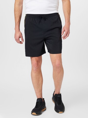 ADIDAS SPORTSWEAR Regular Workout Pants 'Essentials Chelsea' in Black: front