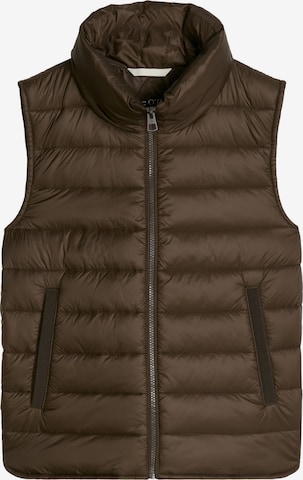 Gilet Marc O'Polo en marron : devant