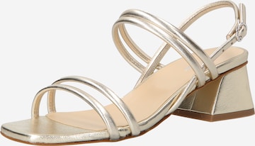 ABOUT YOU Remienkové sandále 'Amira' - Zlatá: predná strana