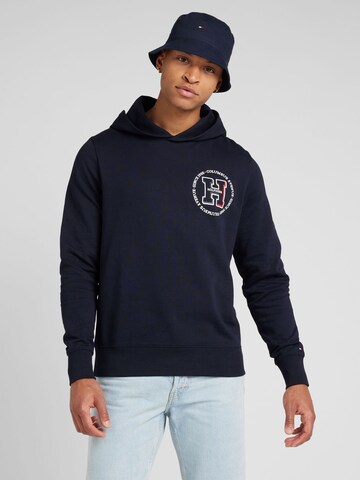 TOMMY HILFIGER Sweatshirt in Blauw: voorkant