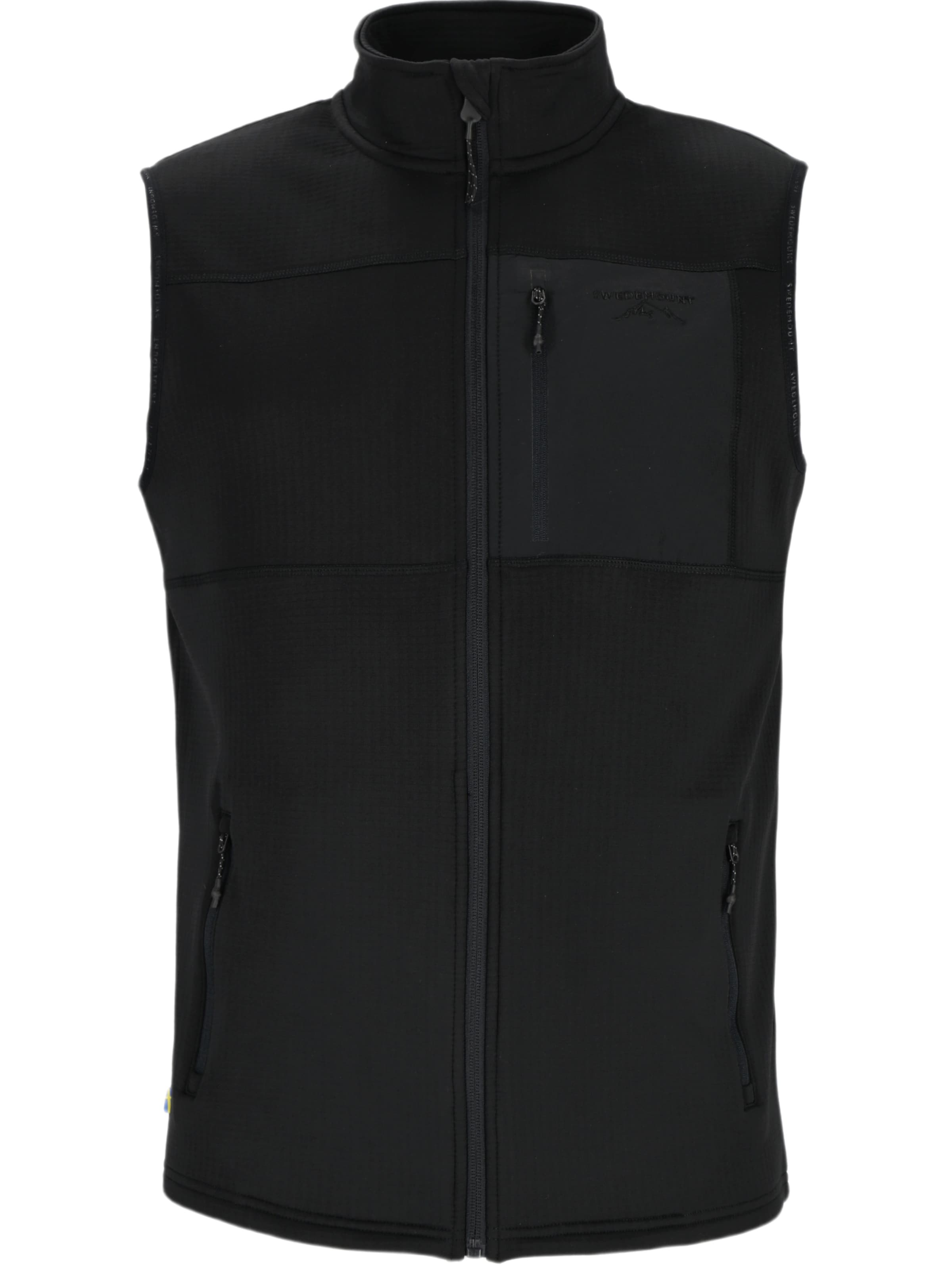 SWEDEMOUNT Sportsvest 'Trondheim' i XL i sort, Produktvisning