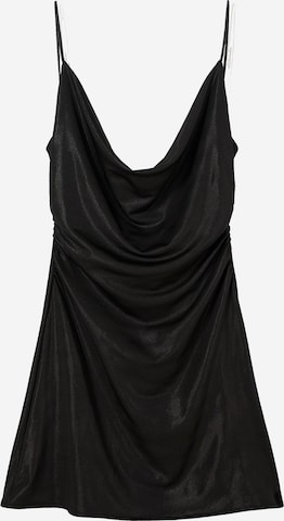 Bershka Рокля в черно: отпред