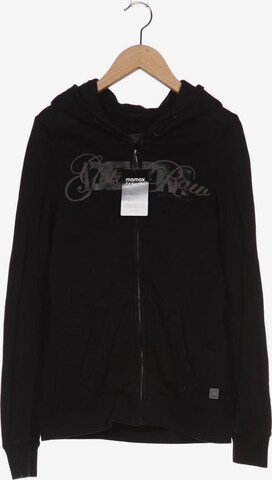 G-Star RAW Sweatshirt & Zip-Up Hoodie in S in Black: front