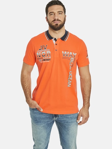 T-Shirt ' Jerker ' Jan Vanderstorm en orange : devant