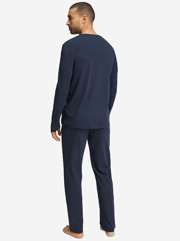 Hanro Pajamas long ' Night & Day ' in Blue