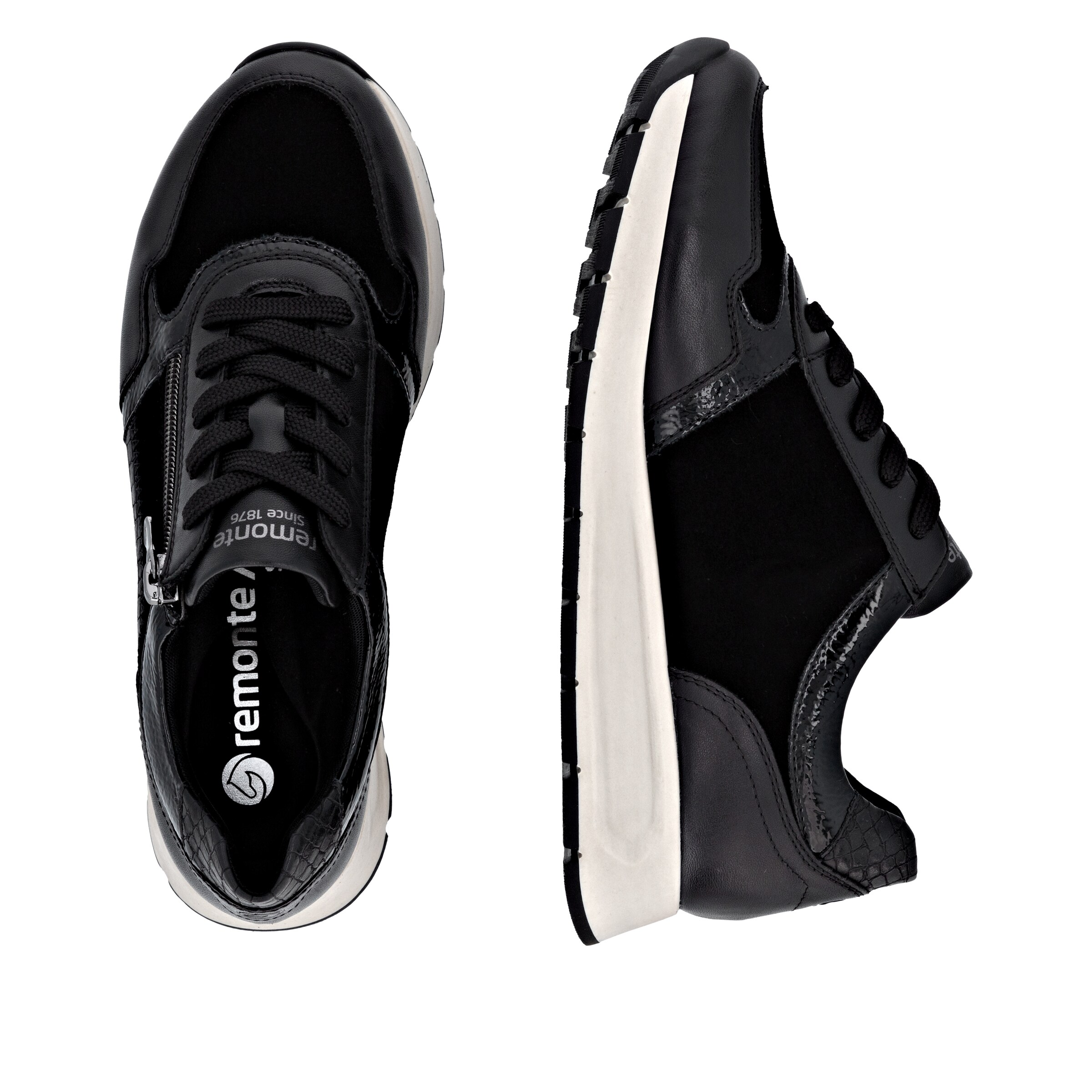 Baskets basses REMONTE en noir