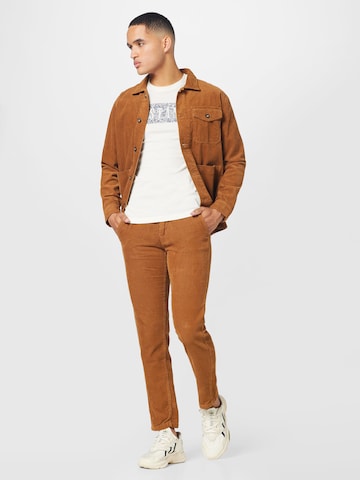 Lindbergh Normalny krój Spodnie w kolorze brązowy