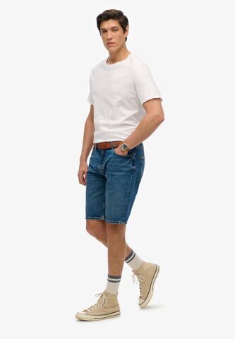 Coupe slim Jean Superdry en bleu