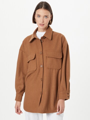 Wemoto Between-Season Jacket 'Teresa' in Brown: front