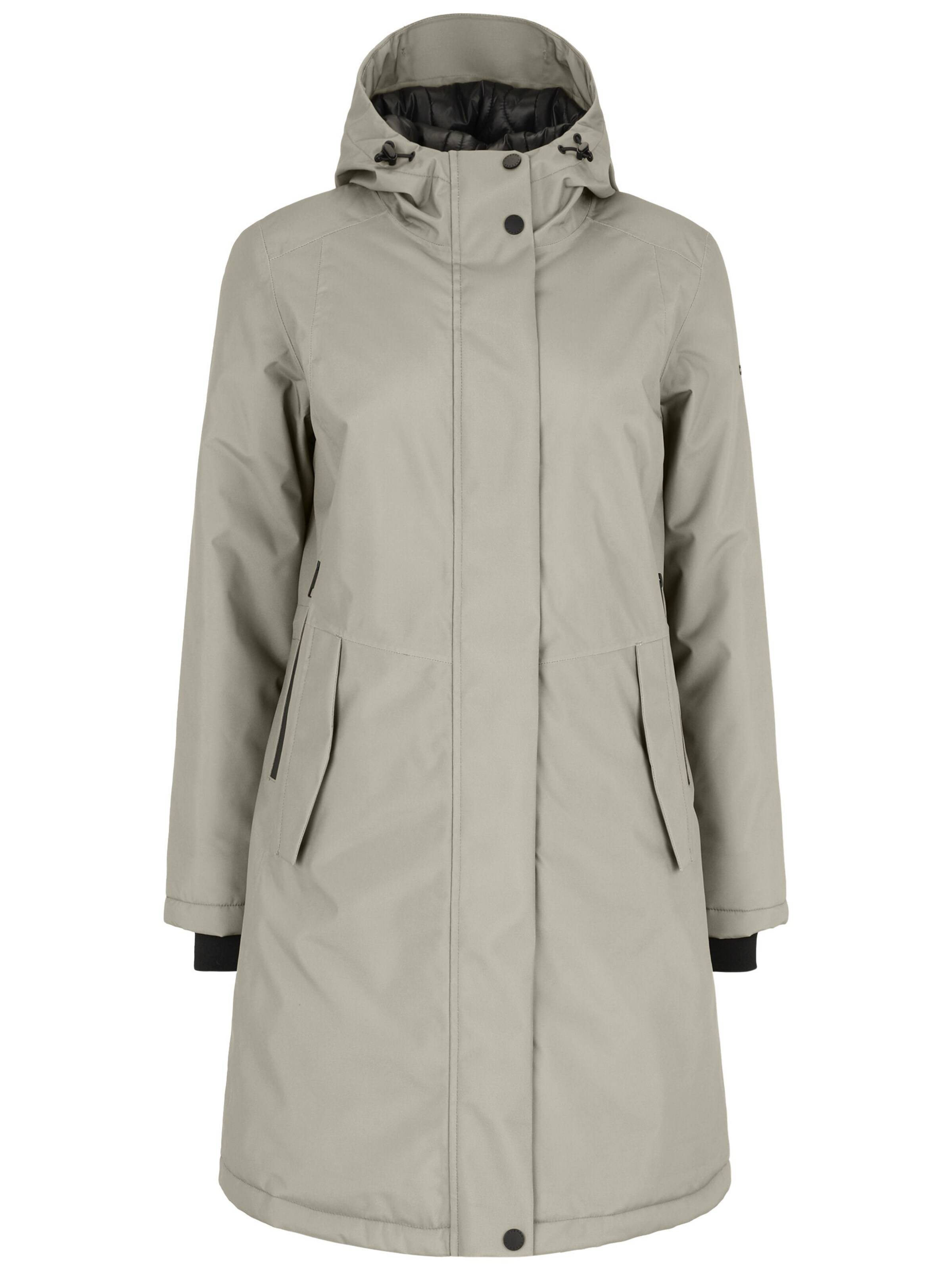 New View Raincoat in Beige: front