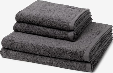 ROSS Handtuch 'Vita' in Grau: Vorderseite