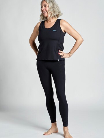 SPORTKIND Sports top 'Loose Fit Basic' in Black: front
