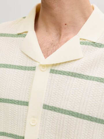 Vestes en maille 'JREBSTANCE' JJ Rebel en blanc