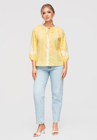 Ombre Blouse in Yellow