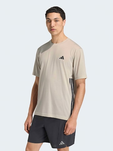 ADIDAS SPORTSWEAR Funkční tričko 'WE' – hnědá: přední strana