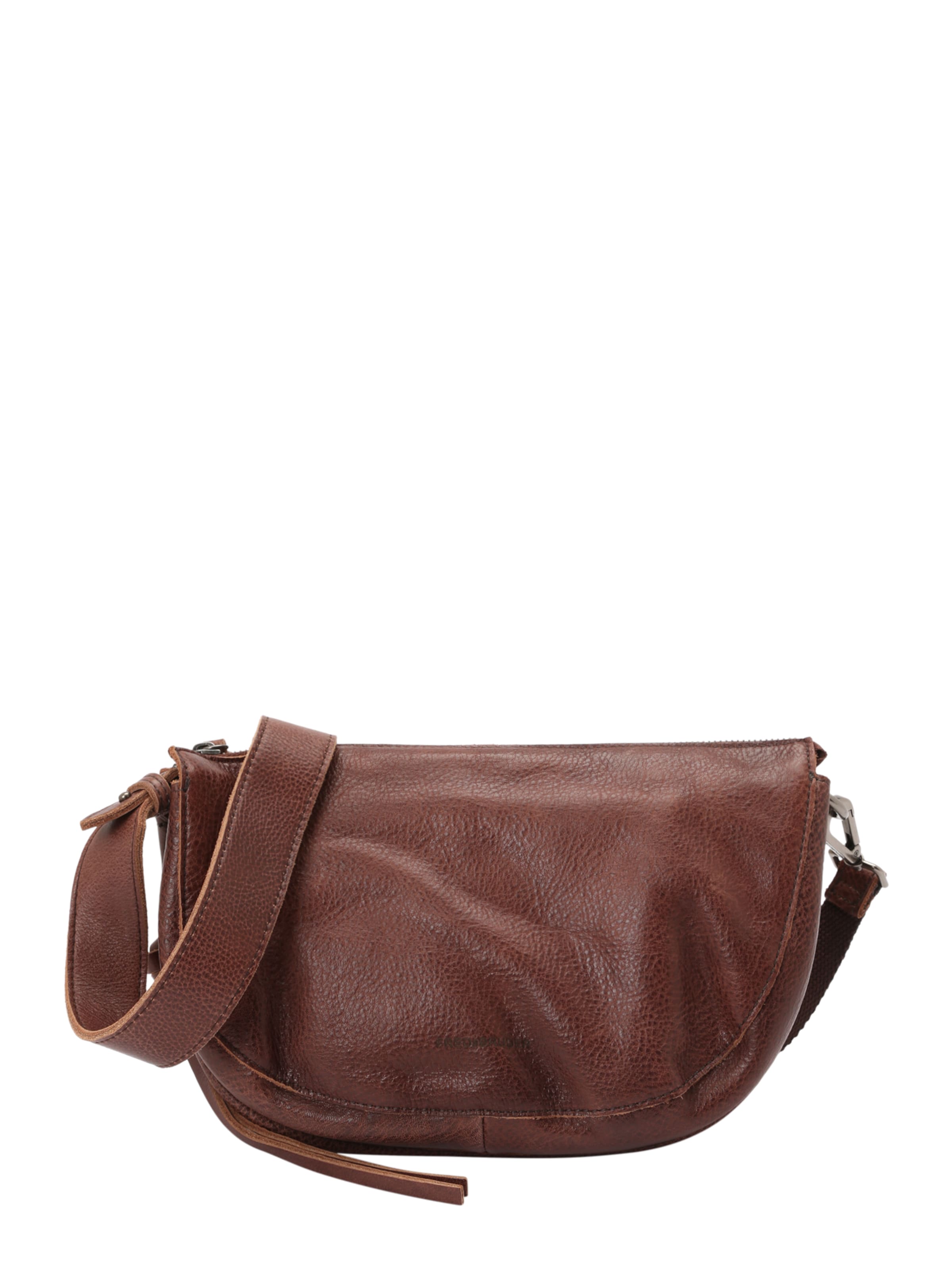 FREDsBRUDER Umhängetasche 'My Forever Friend' in Braun: Vorderseite