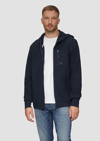 Veste de survêtement s.Oliver en bleu : devant