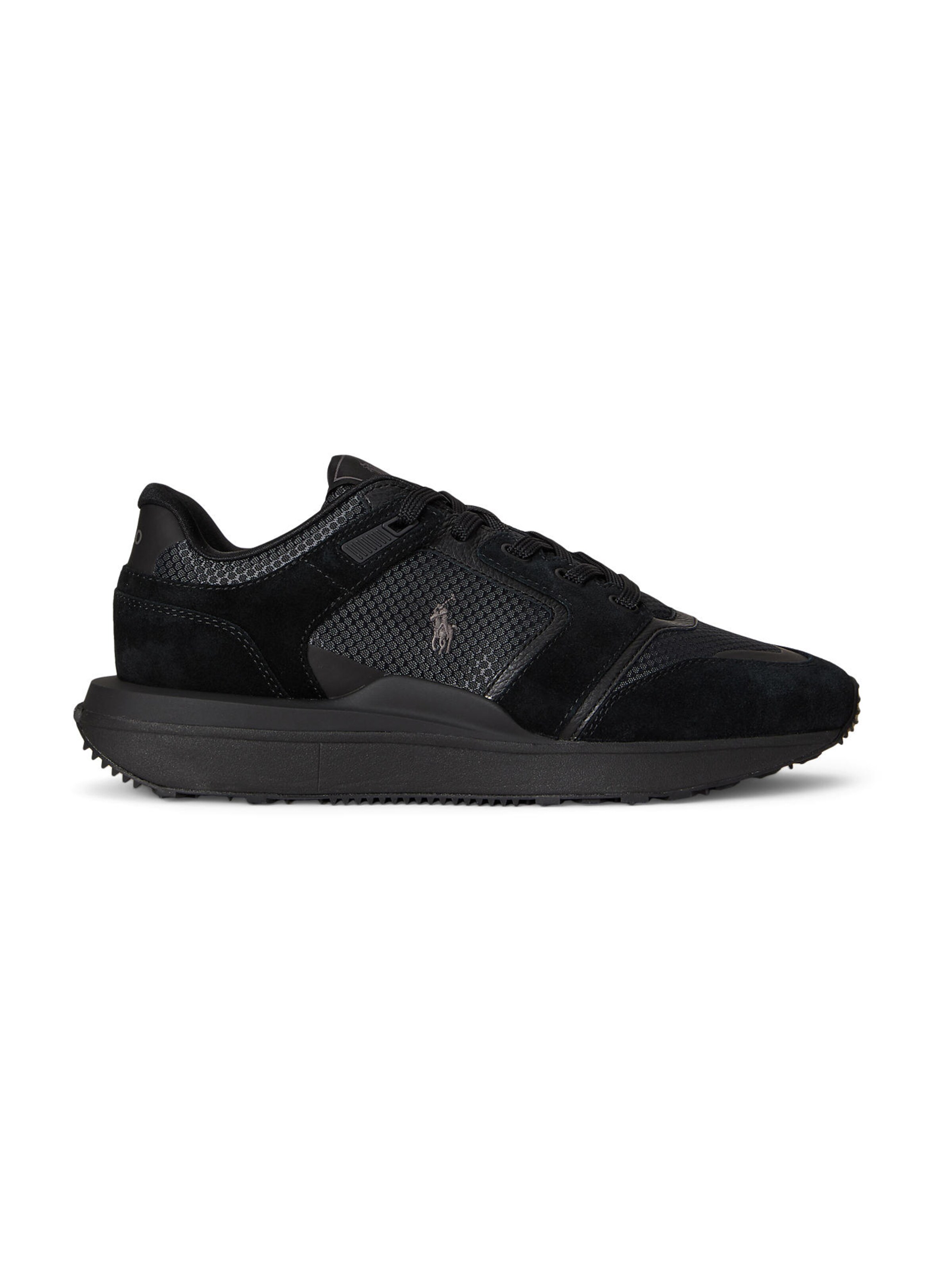 Polo Ralph Lauren Sneaker 'Train 89' in Schwarz: Vorderseite
