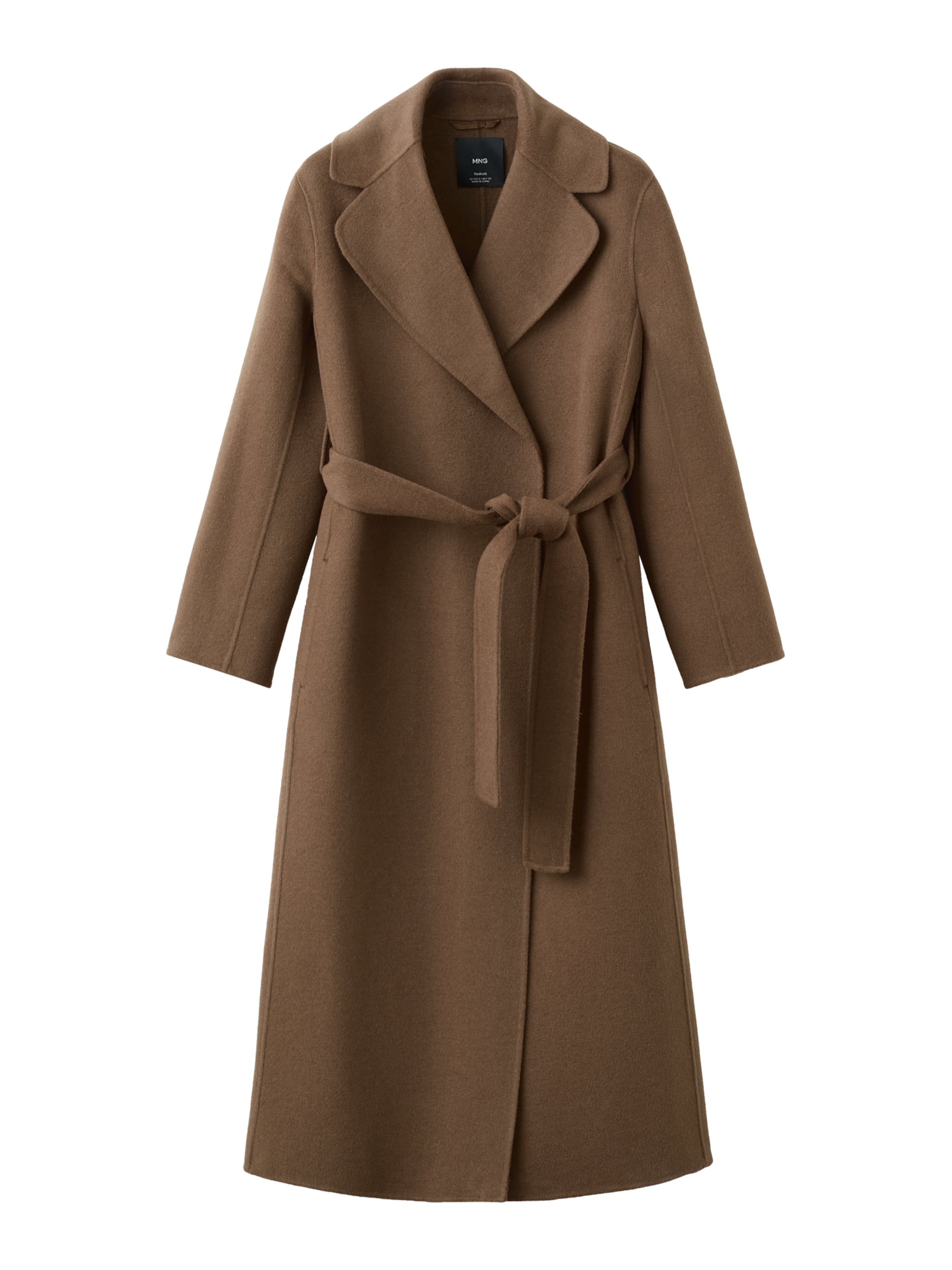 MANGO Övergångskappa 'Batin' i brun: framsida