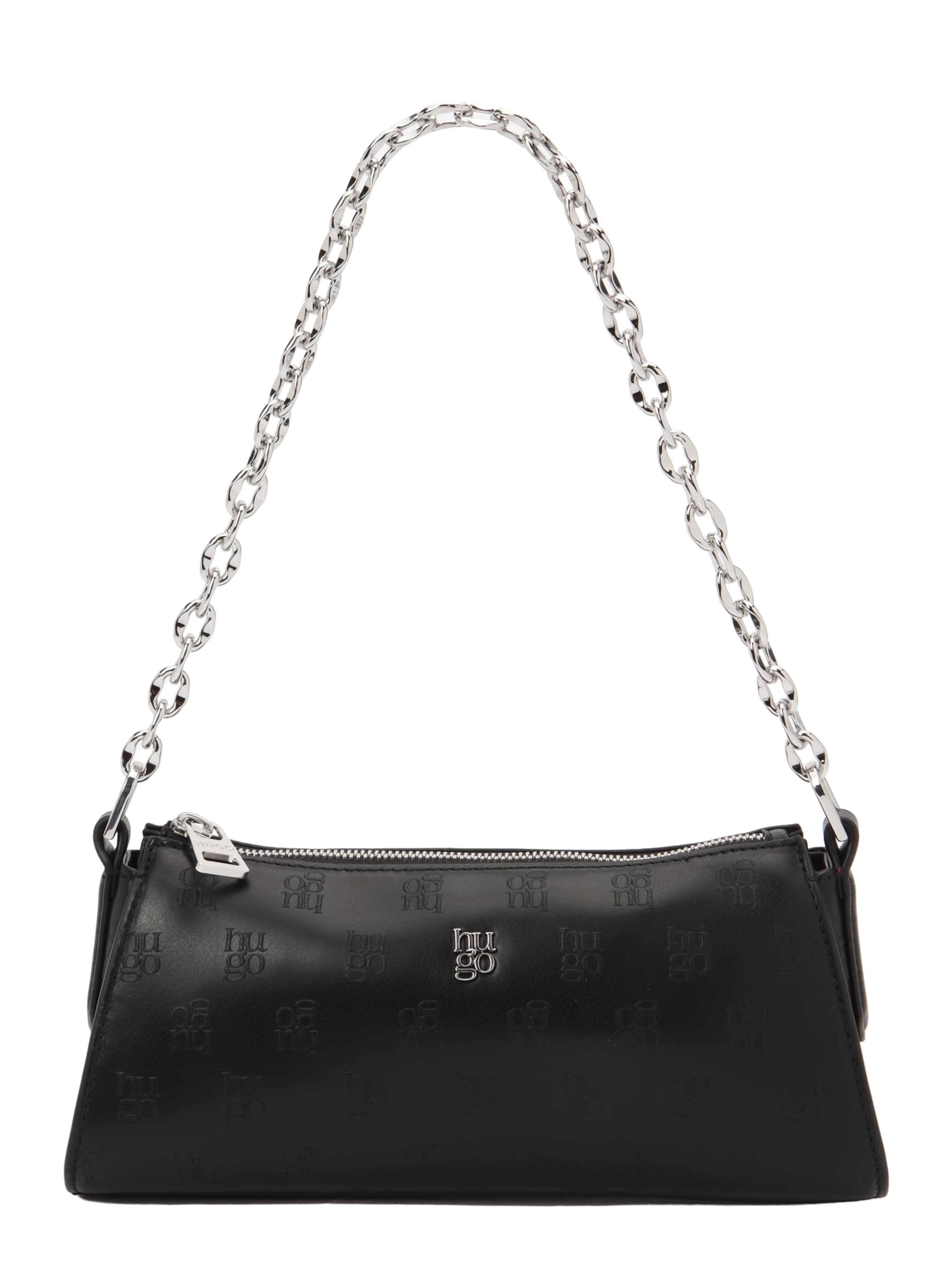 HUGO Schultertasche 'Chris 2.0' in Schwarz: Vorderseite