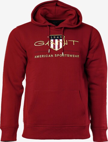 Sweat-shirt GANT en rouge : devant