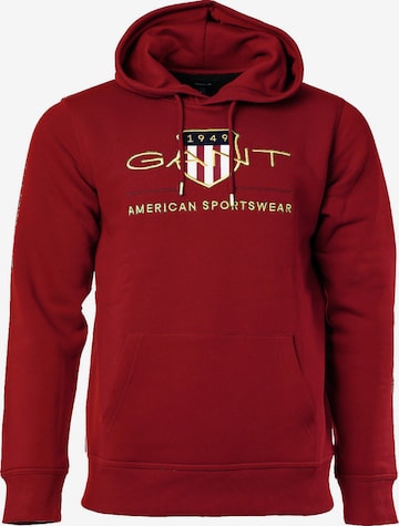 GANT Sweatshirt in Rood: voorkant