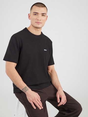 BOSS T-Shirt 'Member' in Schwarz: Vorderseite