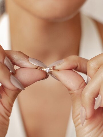 Dear Me Ring 'Bloom Ring' in Goud: voorkant