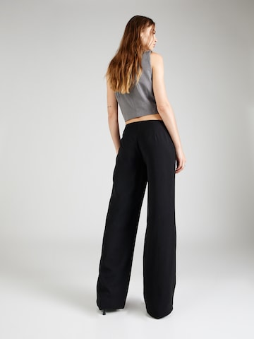 Misspap Wide leg Pleat-front trousers in Black