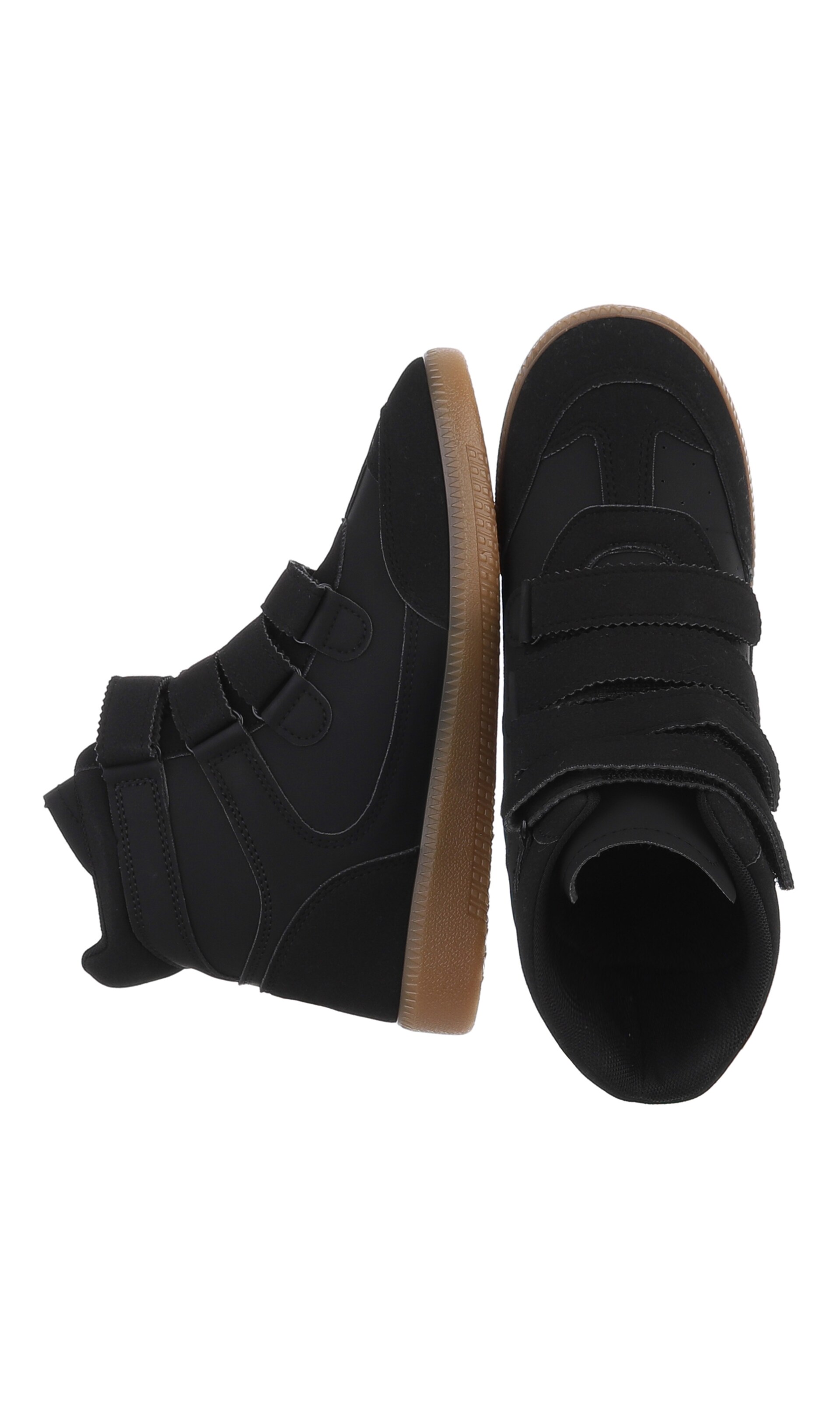 Ital-Design High-Top Sneakers in Black