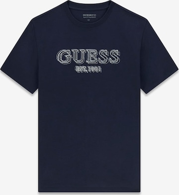 GUESS T-Shirt in Blau: Vorderseite