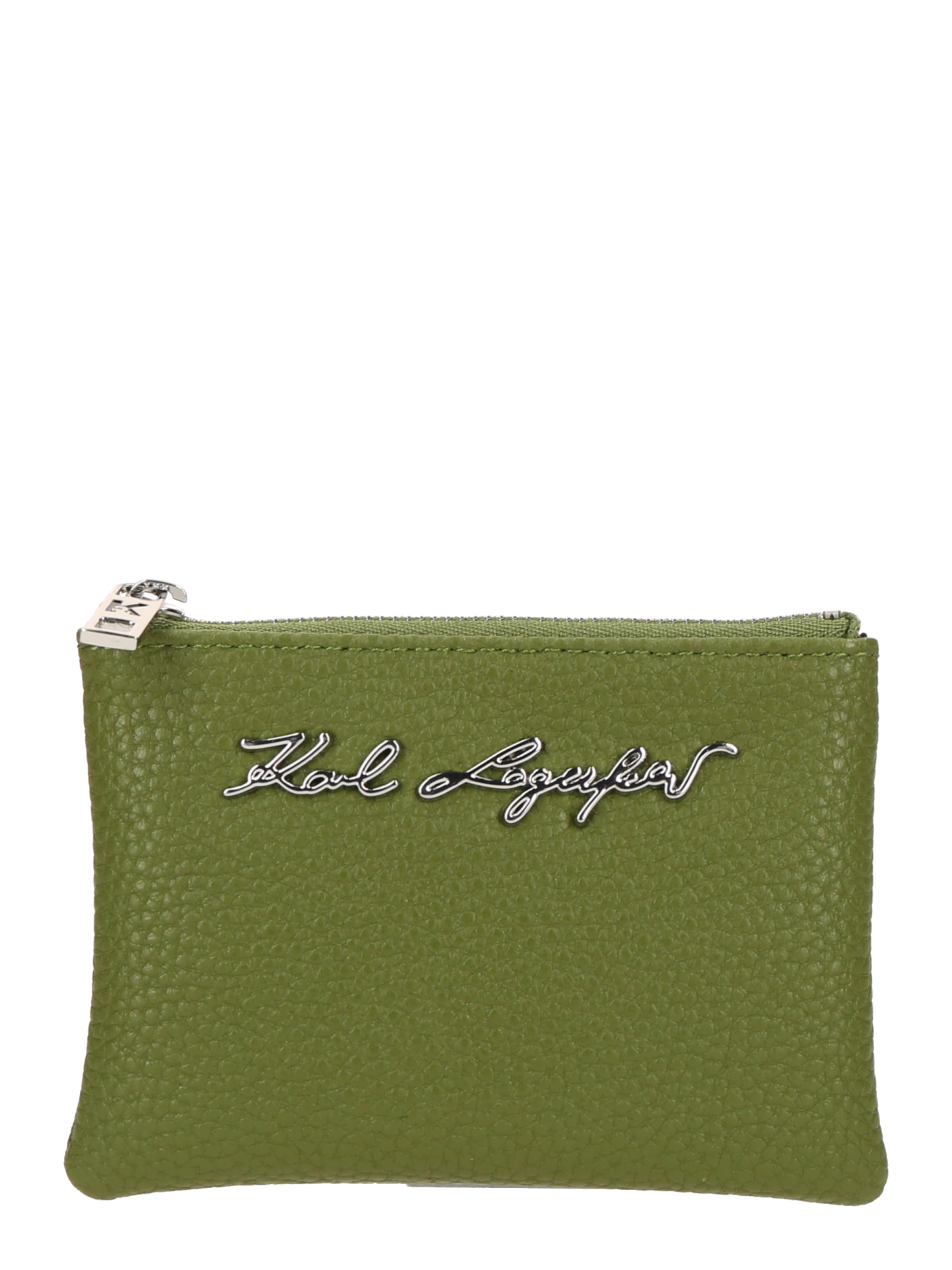 zaļš Karl Lagerfeld Naudas maks 'PEBBLE COIN': no priekšpuses