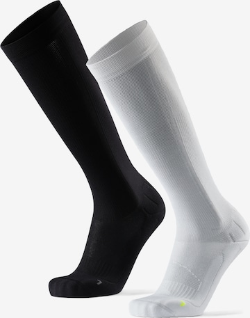 Chaussettes de sport 'Compression' DANISH ENDURANCE en noir : devant