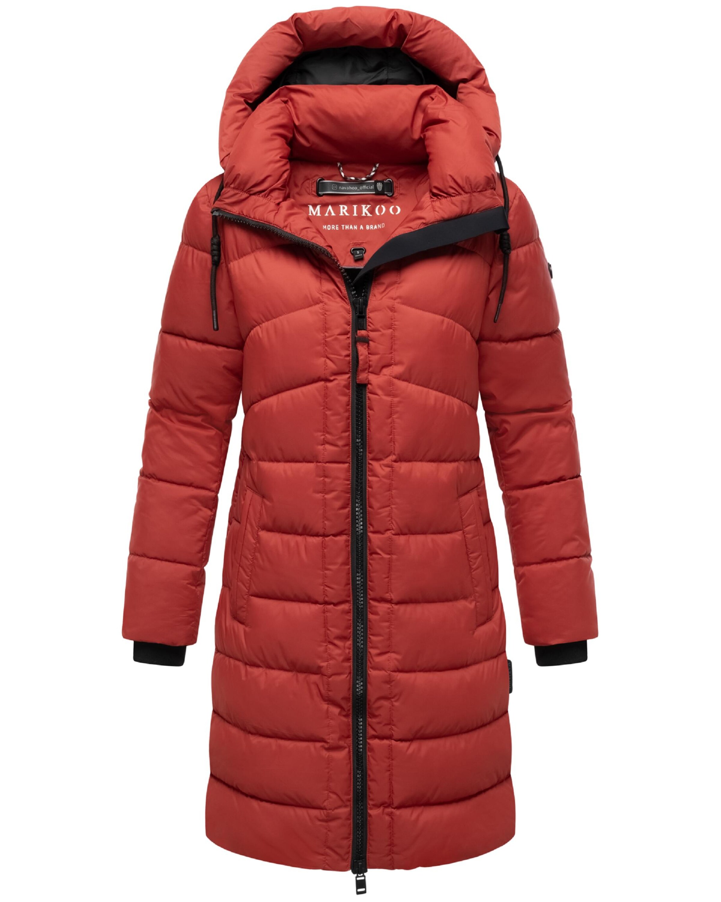 MARIKOO Χειμερινό παλτό 'Kaltnäschen 16' σε καφέ