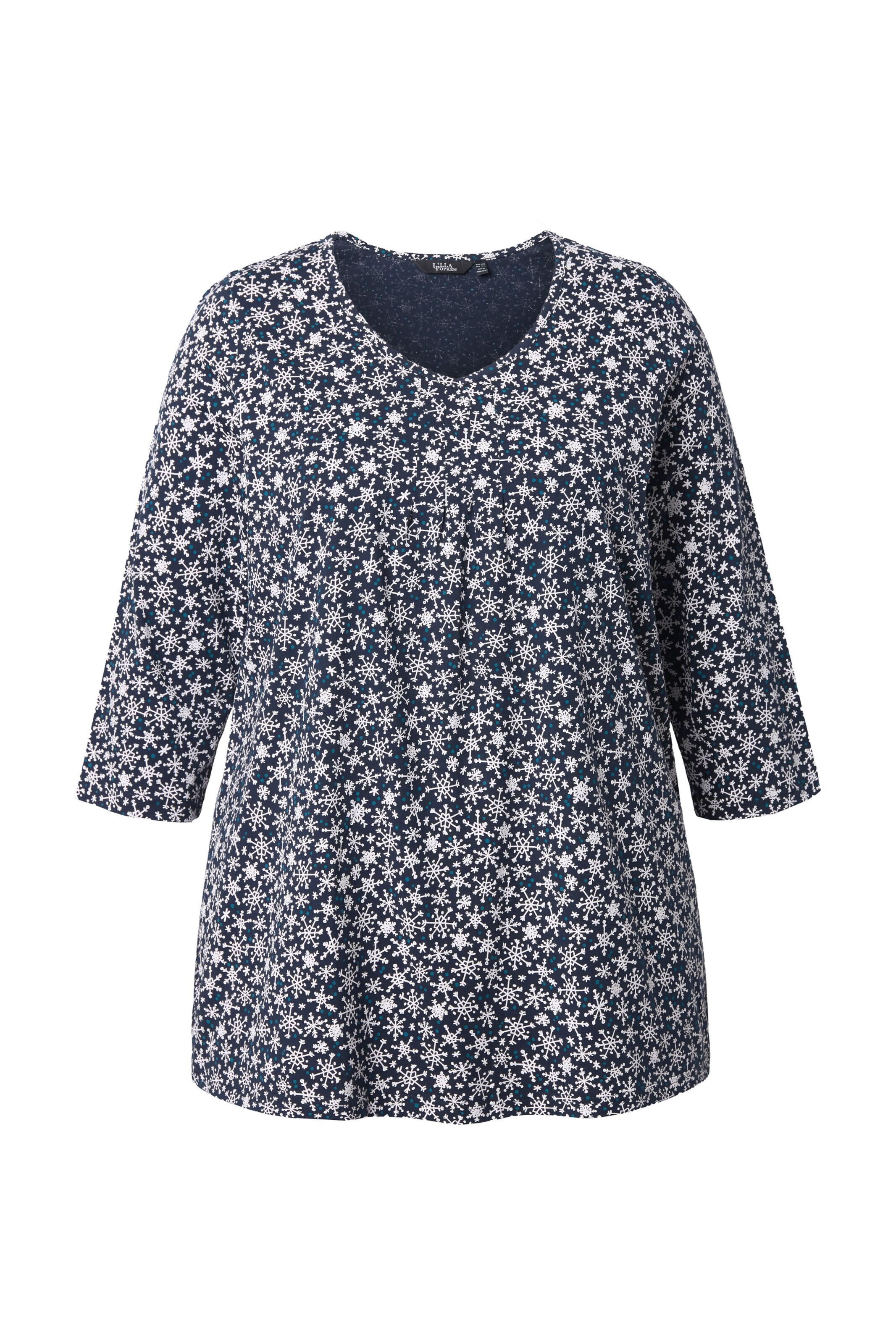 Ulla Popken Shirt in Blauw: voorkant