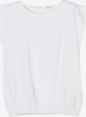 s.Oliver - Blusa em branco: frente