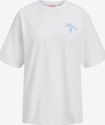 Tricou 'JXMILLOW' de la JJXX pe alb: față