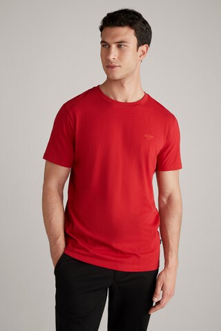 JOOP! Jeans T-shirt 'Alphis' i röd: framsida