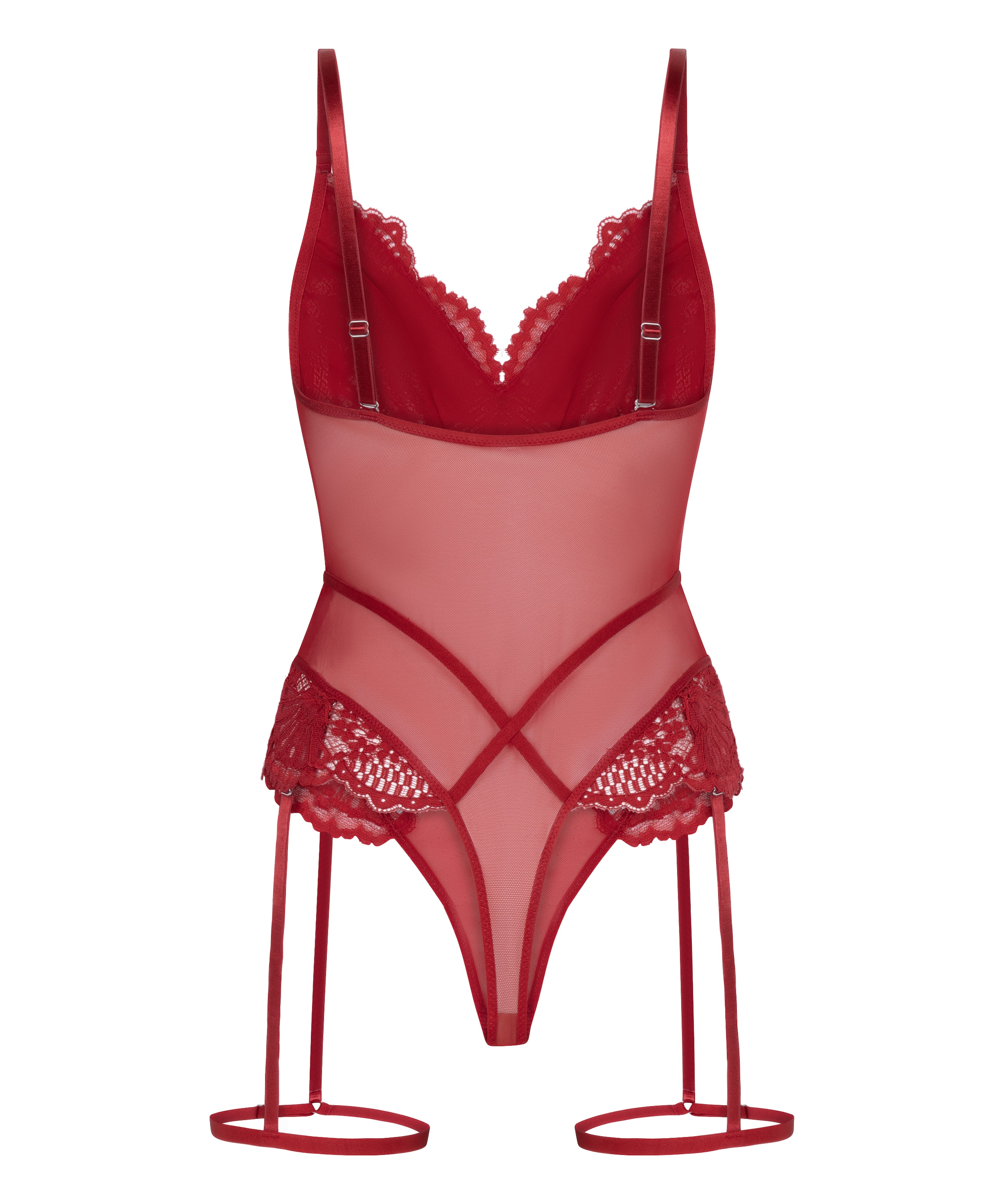 Hunkemöller Body 'Whitney' – červená