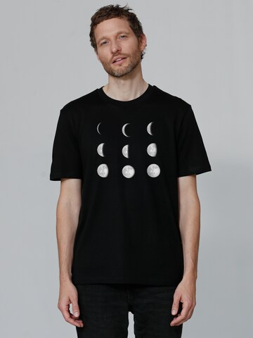 Maglietta di Watapparel in nero: frontale