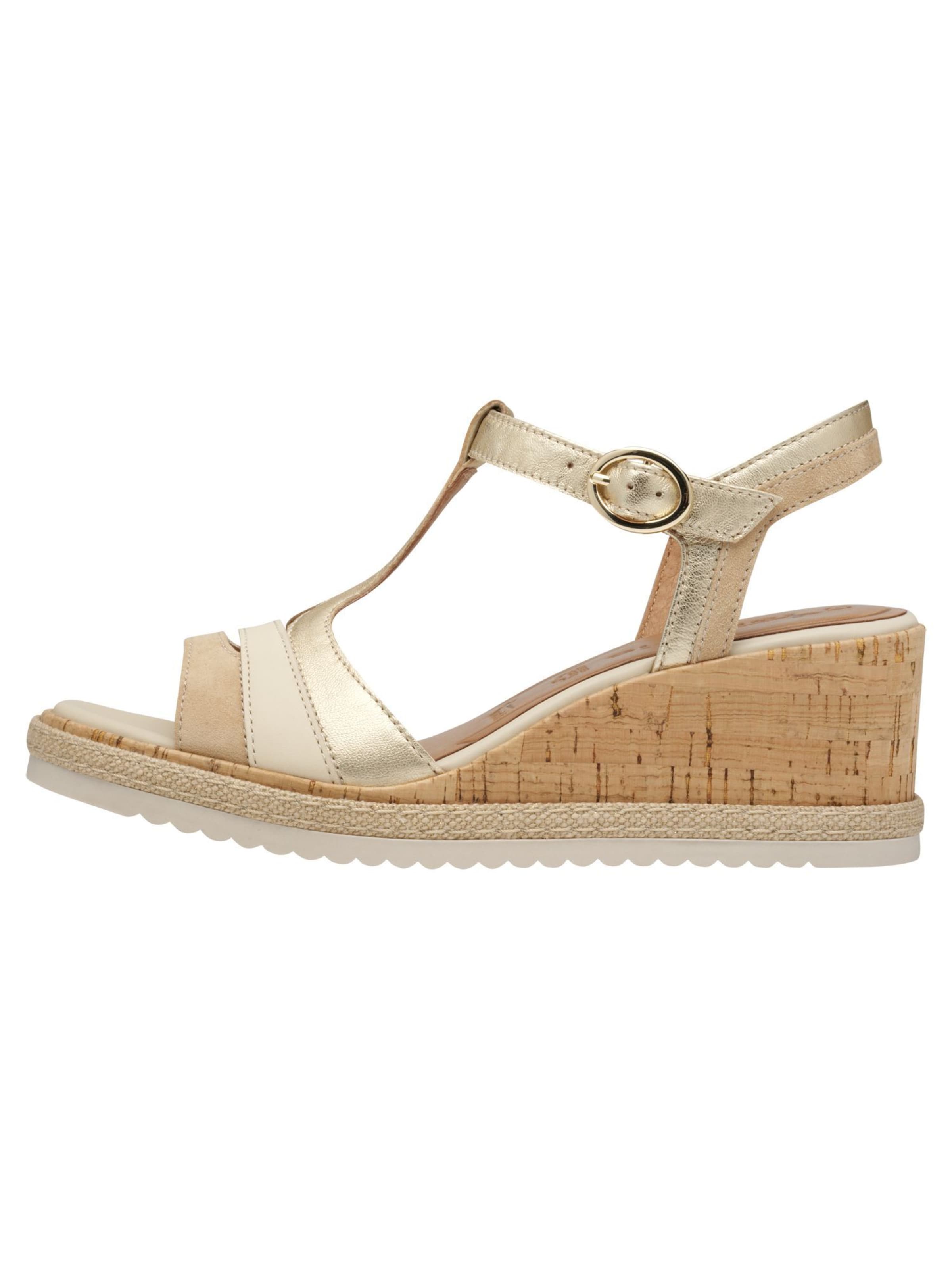 Sandales Tamaris en or