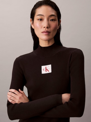 Abito in maglia di Calvin Klein Jeans in nero